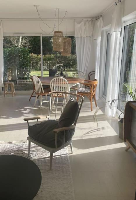 Le Rosa: Villa De Charme Entre Mer Et Pinede Quend Exteriör bild