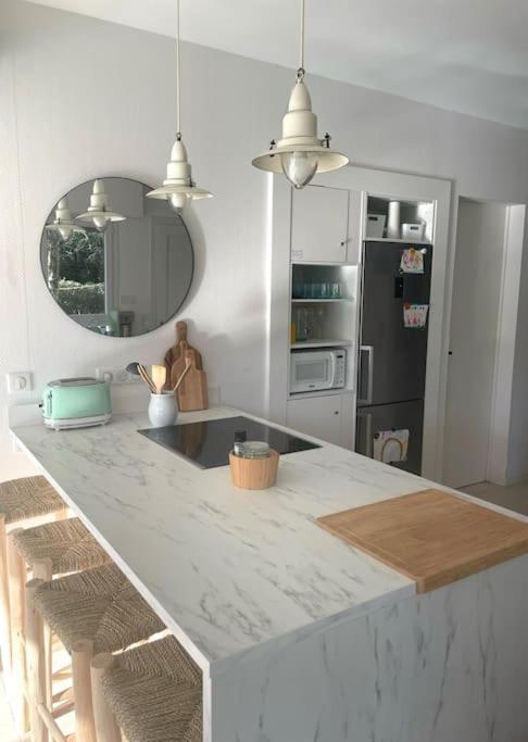 Le Rosa: Villa De Charme Entre Mer Et Pinede Quend Exteriör bild